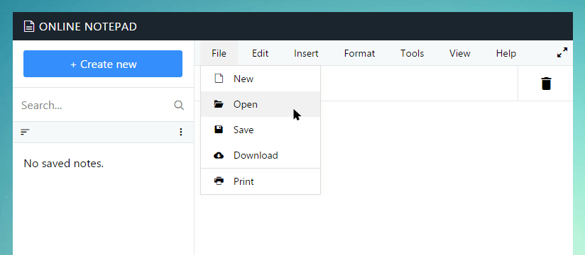Open text file in Inseo
